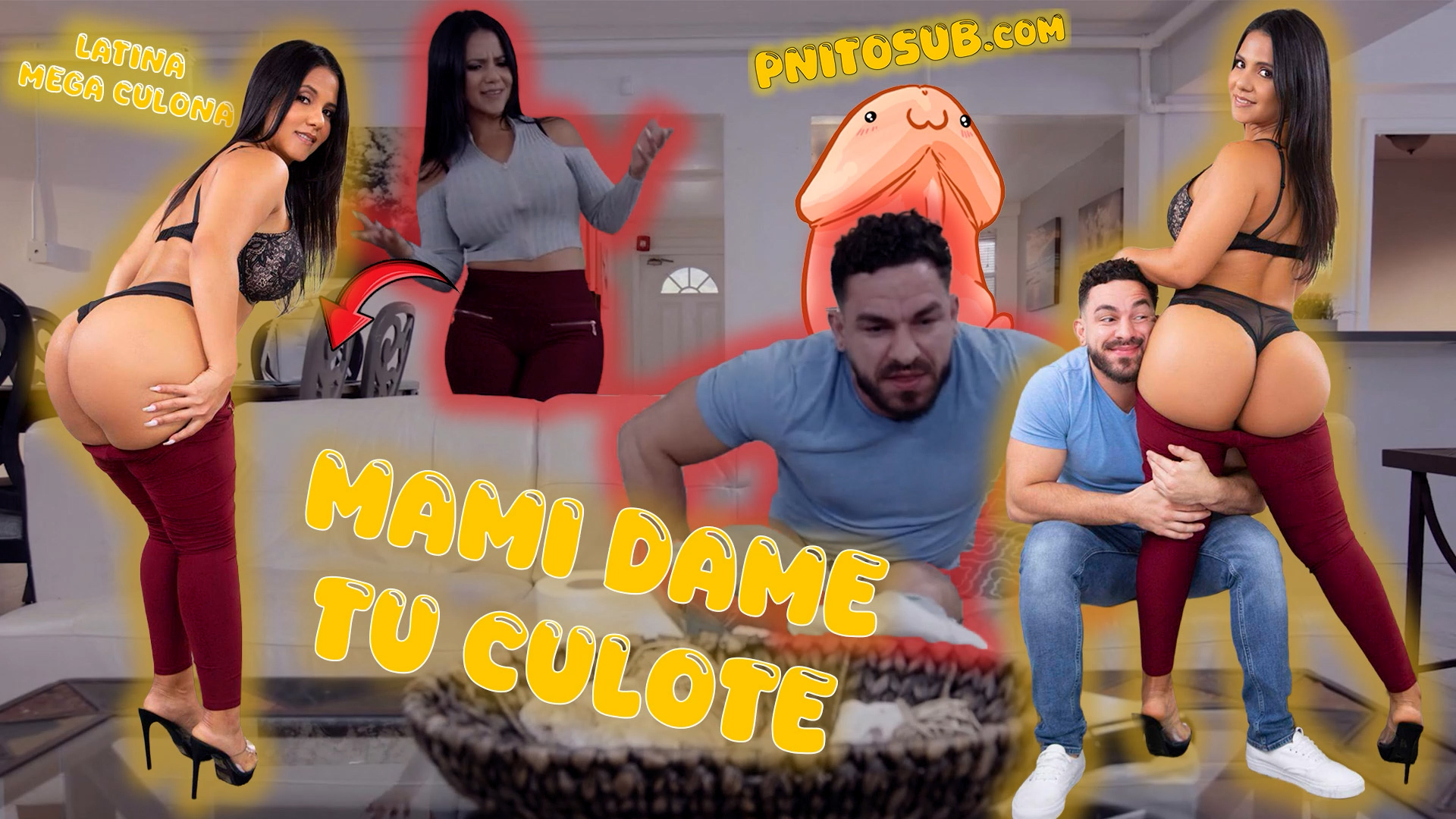 Mamá latina llega antes del trabajo, y me ayuda a correrme en su culo​