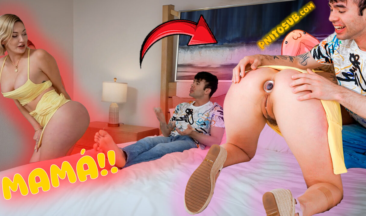 Ayudando con el Plug Anal de Mamá