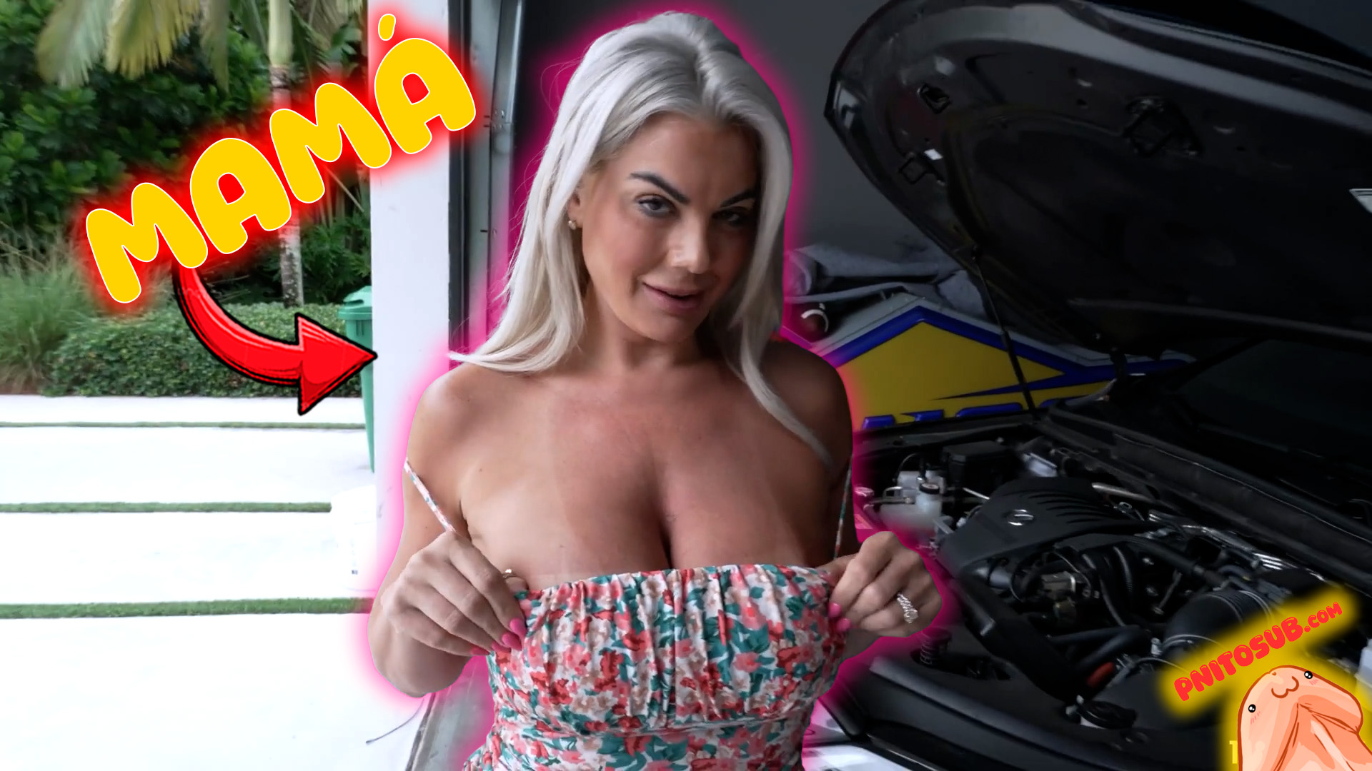 Mamá seduce a su hijo a cambio de reparar el auto