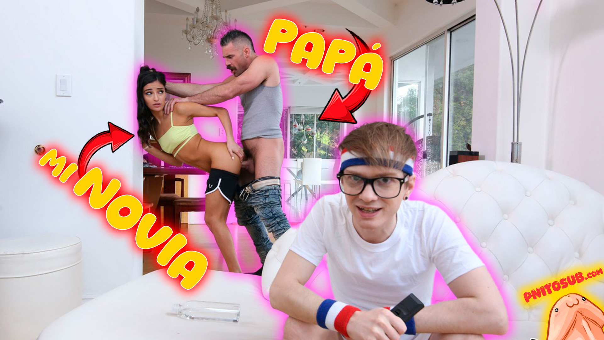 Mi papá seduce a mi novia y terminan follando tras de mi